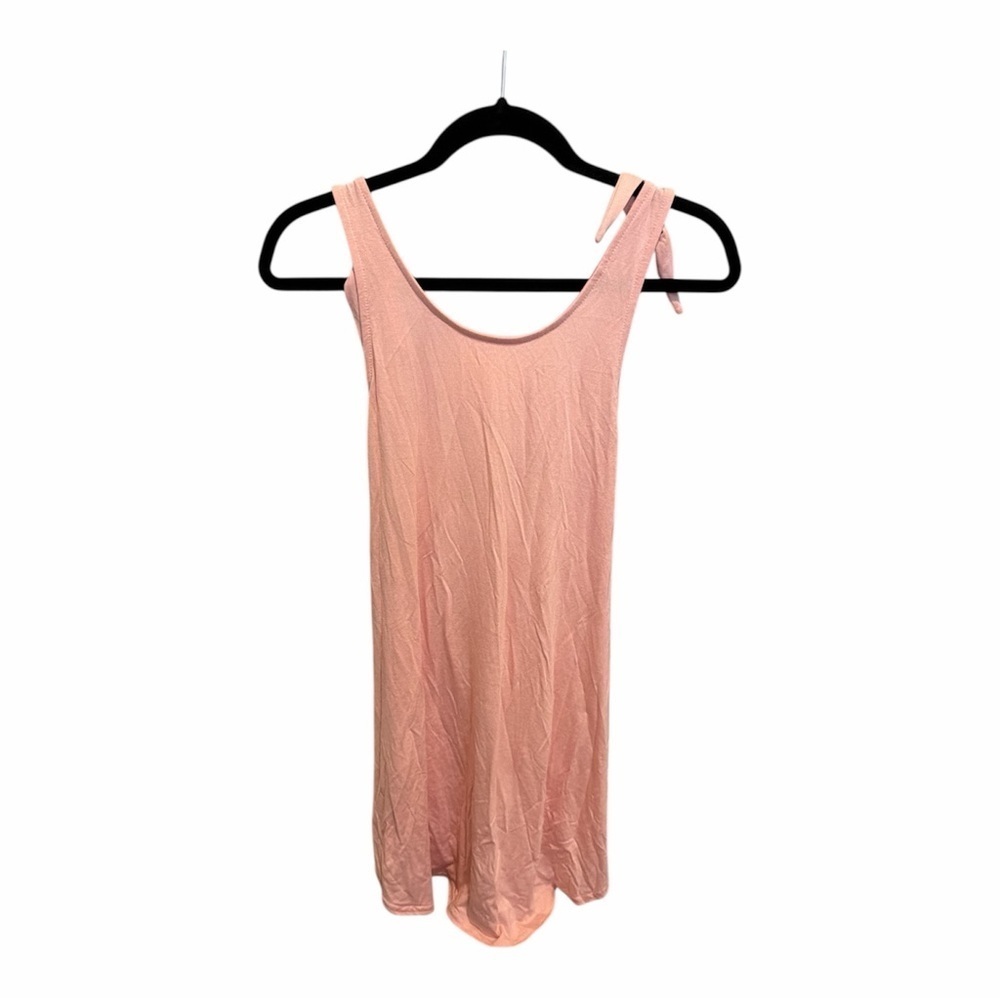 FREE PEOPLE BEACH CROSS BACK LONG TANK DRESS COVERUP SIZE SMALL